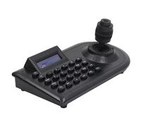 Cryfokt Controller Telecamera PTZ, Tastiera Joystick 3D con Display LCD per Trasmissione a Lungo Raggio Fino a 1500 M, Protocolli D P AD, Interfaccia, di Conferenza di Sicurezza (Spina europea)