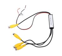 Cryfokt Convertitore Commutatore Video per Auto, Facile Installazione da 1 a 3 Uscite per Lettori DVD LCD Universali per Auto, Ideale per Tutti i Tipi di Veicoli