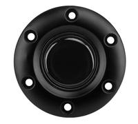 Cryfokt Copri Tappo Centrale Interno del Volante con Interruttore a Pulsante Clacson di Facile Installazione Maggiore Sicurezza e Aderenza Sulla Strada (BLACK)