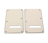 Cryfokt Copripiastra per Chitarra Elettrica, Pickguard PVC 2 Pezzi, per | Protezione antigraffio per chitarre a 6 corde, parti di ricambio, forniture per liuteria, strumento di manutenzione,