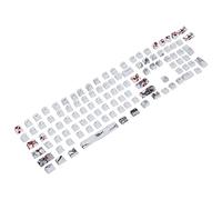 Cryfokt Copritasti PBT, 110 Tasti su 5 Lati, Design a Parete Ultra Spessa per Giochi Densi, con Sublimazione del Colore Che Non Sbiadisce, Stile Pittura a Inchiostro per Tastiere Ottiche