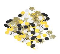 Cryfokt Coriandoli Rotondi Glitter Oro da 300 Pezzi a Tema Ape per Decorazioni per Feste, Coriandoli Circolari per Compleanno Baby Shower, Colorati Ape
