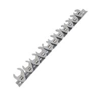 Cryfokt Crows Fode Chiave Set con Clamp/Holder sull'organizzatore, Chiavi Metriche Crowfoot Set per Spazi Ristretti, Aree Difficili da Raggiungere (Stile 2)