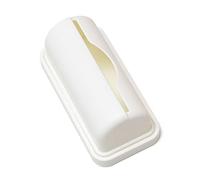 Cryfokt Cryfokt Dispenser per Sacchetti della Spazzatura Porta Sacchi della Spazzatura in Plastica Premium da Montare a Parete, Facile da Pulire, Ampia Apertura per Un'estrazione Agevole, Adatto