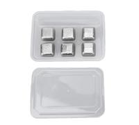 Cryfokt Cubetti di Ghiaccio Riutilizzabili, Pietre di Whisky Non Diluenti a Raffreddamento Rapido, Rocce Refrigeranti con Soluzione di Glicerina Sigillata per Bevande, Cocktail di Whisky