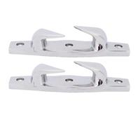 Cryfokt Cunei per Prua per Barche, Cunei per Bitte per Corda di Ormeggio per Ormeggio in Acciaio Inossidabile a 3 Fori da 152 Mm, Installazione Facile, Pratiche e Comode Bitte per