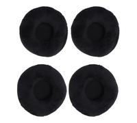 Cryfokt Cuscini per le Orecchie, 4 Comodi Cuscini per le Orecchie Facili Installazione per Lavoro (BLACK)