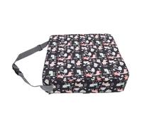 Cryfokt Cuscino Rialzato per Bambini Portatile, Resistente All'acqua, Antiscivolo, Migliore Esperienza Culinaria, per la Casa All'aperto, Materiale in Poliestere (Giraffa)