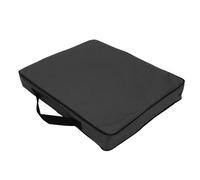 Cryfokt Cuscino Stadio Spesso Impermeabile e Comodo per Eventi All'aperto Campeggio Portatile 42x34x7 Cm (Black)