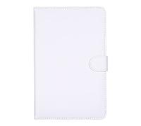 Cryfokt Custodia con Tastiera Wireless Bluetooth con Supporto per Telefoni IOS, Design Folio Compatto e Portatile, Antigraffio, Nera (WHITE)