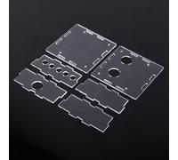 Cryfokt Custodia in Acrilico Trasparente per Preamplificatore Valvolare 6J1, Set Custodia Protettiva con Distanziatori e Viti, Copertura Antigraffio, Dimensioni 3,58 X 3,5 X 1,48 Pollici