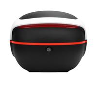 Cryfokt Custodia in Plastica Dura Motociclistica, 32L Strip Riflettenti Sicuri Strisce di Coda di Fodera Rimovibili con di Blocco Anti -furto per Moto per Moto (WHITE)