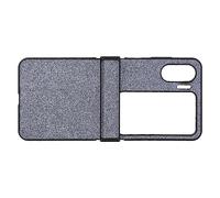Cryfokt Custodia per Telefono Flip Screen per Find N2 Flip Vestibilità Perfetta Design Glitterato Facile da Pulire per gli Amanti della Moda (BLACK)