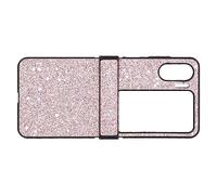 Cryfokt Custodia per Telefono Flip Screen per Find N2 Flip Vestibilità Perfetta Design Glitterato Facile da Pulire per gli Amanti della Moda (Glitter rosa)