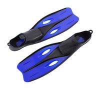Cryfokt Design Ergonomico Pinne Lunghe per Immersione Scanalature Antiscivolo Perfette per le Immersioni Subacquee, Blu L (M)