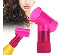 Cryfokt Diffusore Professionale per Asciugacapelli per Capelli Ricci, Accessorio per Acconciature Ad Asciugatura Rapida per Capelli Sani, Materiale PC Resistente Al Calore (nero) (Roseo)