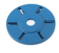 Cryfokt Disco per Intaglio del Legno, Taglierina Affilata a 6 Denti per Utensili per la Lavorazione del Legno, Smerigliatrice Angolare, Vassoio da tè e Accessori per Tavolini (Lama piatta)