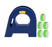 Cryfokt Dispenser di Nastro Largo 35 Mm, Applicatore Manuale in ABS con Dente di in Metallo e Rullo in Plastica, Applicatore di Nastro Adesivo per Verniciatura per Rinnovamento del