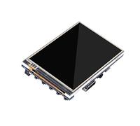 Cryfokt Display LCD da 3,5 Pollici, Schermo di Interfaccia Multimediale HD con Ampio Angolo di Visione 320x480 per, Modulo LCD Touch Screen con Driver e Custodia in Acrilico