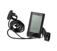 Cryfokt Display LCD per Bici Elettrica, Schermo Pannello ABS Leggero Compatibile con Manubrio da 22,2 Mm, Monitor Dati in Tempo Reale con Facile Installazione per Bicicletta Elettrica Scooter