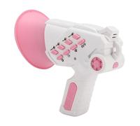 Cryfokt Dispositivo Cambia Voce per Bambini Giocattolo Portatile Multivoce Cambia Voce Effetti Sonori Divertenti e Creativi per la Ricreazione Plastica Portatile (Pink)