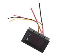 Cryfokt Doppio Display LED Voltmetro Digitale Amperometro Misuratore di Tensione e Corrente Ad Alta Precisione, Display Rosso e Blu Adatto per Cablaggio e Manutenzione (100A)