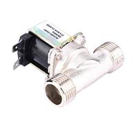 Cryfokt Elettrovalvola NC in Ottone di Alta qualità AC220/240V Ideale per il Controllo Dell'ingresso Dell'acqua Negli Impianti Idraulici