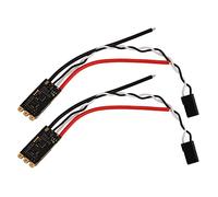 Cryfokt ESC Premium Senza Spazzole 45A con Luce LED per Drone RC 2 Pezzi, Regolatore di velocità Stabile per Drone FPV Crossing a Assi