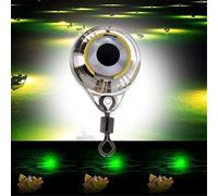 Cryfokt Esche da Pesca a LED Che Si Illuminano al Buio Esche Luminose in Plastica da 13 Mm per Pesca Notturna Attrattori di Pesci Subacquei con Luci a LED Luminose per Spigola Trota Crappie (D)