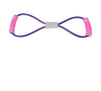 Cryfokt Espansore Toracico a Forma di 8 per Allenamento di Forza e Condizionamento Muscolare, Fasce Elastiche di Resistenza da 2 Pezzi, Ideale per Yoga e Pilates, Disponibile in Viola, Blu, Rosa