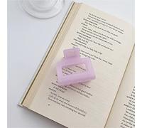 Cryfokt Fermagli per Capelli Medi con Presa Unica, Non Facili da Rompere, Perfetti per Look Pigri Ed Eleganti, Ideali per Qualsiasi Tipo di Capelli, Confezione da 1 (Pinza quadrata viola)