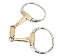 Cryfokt Filetto Ad Anello Allentato per Cavallo da 135 Mm Resistente Acciaio Inossidabile e Rame Controllo più Semplice del Cavallo per i Cavalieri Filetto per Guance di