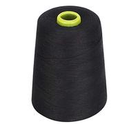 Cryfokt Filo da Cucito in Poliestere da 8.000 Metri, Ad Alta Resistenza Alla Trazione e Resistente Al Colore, Filo Multiuso per Macchine da Cucire, Abbigliamento per la Casa, Ricamo, Quilting, (BLACK)