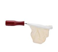 Cryfokt Filtro da caffè Riutilizzabile in Tessuto di Flanella con Manico per la Preparazione del caffè Americano, Sacchetto Filtro in Tessuto Ecologico per Birra Fredda, Colore Mogano (Grande