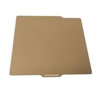 Cryfokt Foglio PEI a Doppio Lato, 257x257mm, Piastra a Fibra di Carbonio Strutturata/liscia, per Stampanti PLA/ABS/PETG/TPU/Nylon 3D, Base in Acciaio con Adesivo magnetico. Uso Versatile