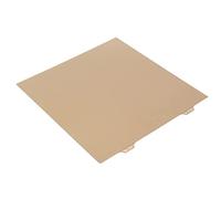 Cryfokt Foglio per Piastra di Costruzione, Piastra di Costruzione per Stampante 3D Flessibile Rimovibile Oro 9,8 Pollici di Larghezza per la Sostituzione (Piastra in Acciaio Dorato)