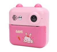 Cryfokt Fotocamera a Stampa Istantanea con Zoom Digitale 16x da 48 MP 1080P, Schermo Protettivo per gli Occhi, Batteria a Lunga Durata, Ideale per la Fotografia di Viaggio (PINK)