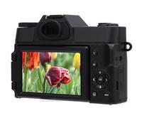 Cryfokt Fotocamera Digitale 4K, Fotocamera per Vlogging da 75 MP per Youtube con Touch Screen Ribaltabile da 3 Pollici a 270 Gradi, Zoom Digitale 16X, WiFi, Funzione Webcam, Scheda SD da