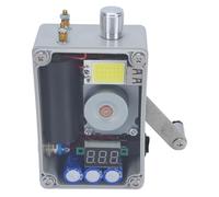 Cryfokt Generatore di Manovella a Mano, LCD Voltmeter Manuale Generatore Operativo Light per il Campeggio