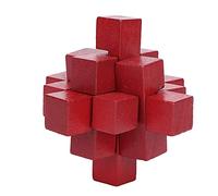 Cryfokt Gioco Puzzle in Legno, Rompicapo Classico Cinese per Bambini e | Gioco educativo con serratura a puzzle, giocattolo per lo sviluppo dell\'intelligenza, con legno composito liscio, per il