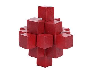 Cryfokt Gioco Puzzle in Legno, Rompicapo Classico Cinese per Bambini e | Gioco educativo con serratura a puzzle, giocattolo per lo sviluppo dell\'intelligenza, con legno composito liscio, per il