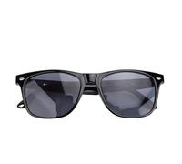 Cryfokt Gli Occhiali di Traduzione Intelligenti, Supporto 144 Lingue Riduzione di Lune di Musica Integrata nel Microfono e nell'altoparlante per l'esterno (cornice nera)