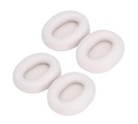 Cryfokt Gol di Sostituzione delle Guerre, Schiuma di Memory Foam Ad Alta densità 2 Pareri per le Cuffie Flessibili in Pelle Morbida per Cuffie (WHITE)