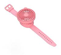 Cryfokt Guarda Fan Orecchie da Orso Carino Design di Ricarica USB Portatile Regolabile per Bambini e Adulti Comfort a Mani Libere 10 Pollici (Rosso corallo)