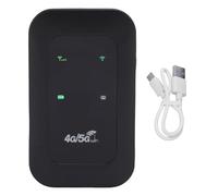 Cryfokt Hotspot WiFi 4G 5G, Modem WiFi USB Sbloccato con Slot della Scheda SIM, connettività del Dispositivo 10, Schermata di Visualizzazione del Colore del Router di Viaggio Portatile,