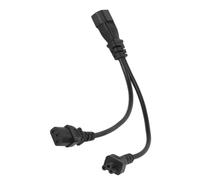 Cryfokt IEC 320 C14 Maschio su C13 e C5 di Cavi Adattatrici di Schegge Femminile, Design Rinforzato PVC Copertura Esterna Cavo di