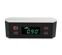 Cryfokt Inclinometro Digitale con Schermo LCD con Base Magnetica Impermeabile per Mirino Angolare per la Costruzione di Decorazioni per la Lavorazione del Legno