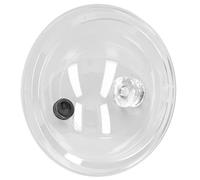 Cryfokt Infusore per Fumo, Coperchio a Cloche, a Forma di Cupola, per Piatti da Fumo, in Acrilico, per Espositore per Snack e Barbecue, 16,3 X 9,1 Cm