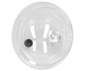Cryfokt Infusore per Fumo, Coperchio a Cloche, a Forma di Cupola, per Piatti da Fumo, in Acrilico, per Espositore per Snack e Barbecue, 16,3 X 9,1 Cm