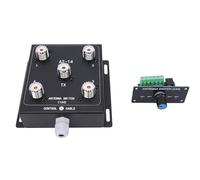 Cryfokt Interruttore Antenna Coassiale Kit Telecomando a 4 Design Efficiente per Esigenze di Comunicazione Radioamatoriale (1 interruttore AT14 + 1 kit controller)